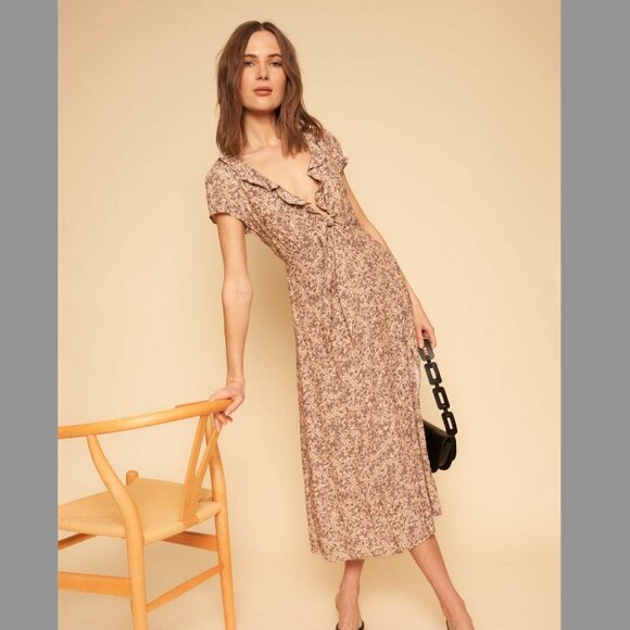 WHIMSY + ROW Floral Bree Dress in Lavender/Mauve (NWT) - Picture 1 of 12